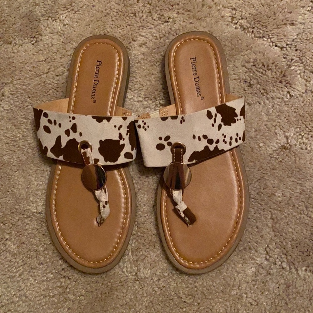 Cowhide slippers, very good condition
